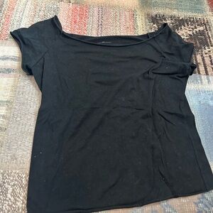 brandy melville black tee